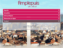 Tablet Screenshot of amplepuis.fr